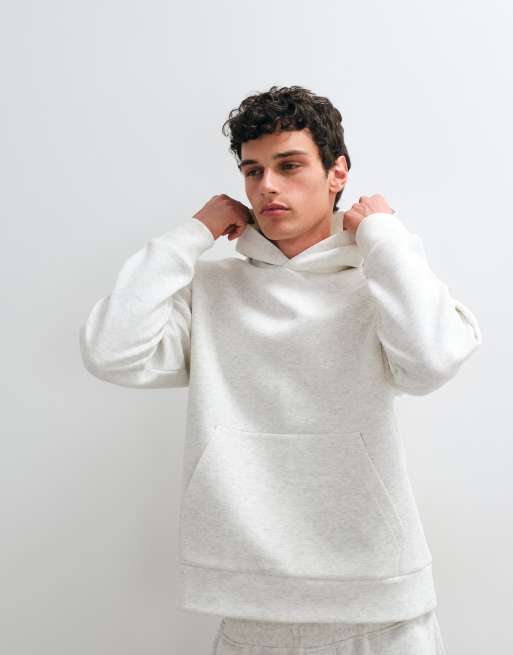 Jack & Jones oversize ciężka bluza z kapturem w kolorze szarym, 4 z 5