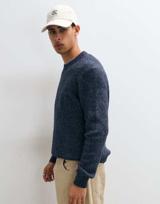 Jack & Jones Oversize-Flauschpullover in Blau, 4 von 5
