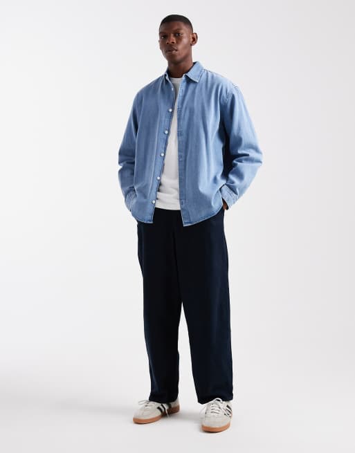 Jack & Jones – Oversize-Jeanshemd in Blau, 2 von 5