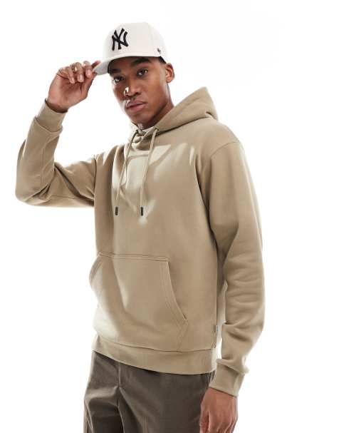 Jack & Jones – Oversize-Kapuzenpullover in Beige - view 1