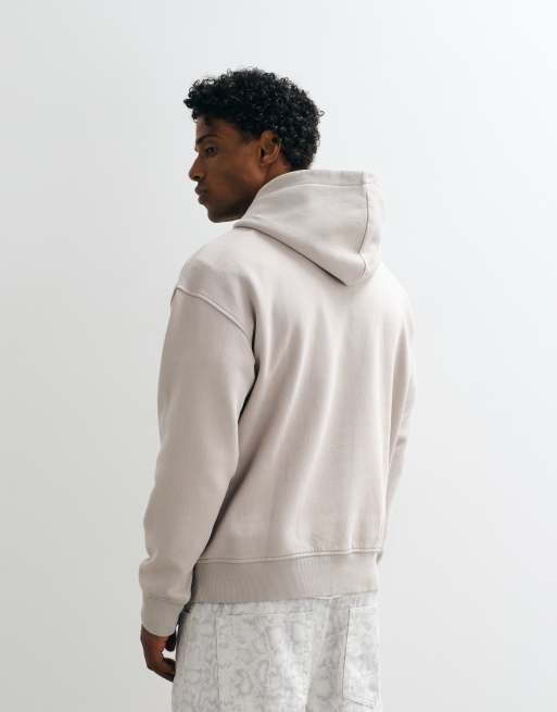 Jack & Jones Oversize-Kapuzenpullover in gewaschenem Cremeweiß, 5 von 5