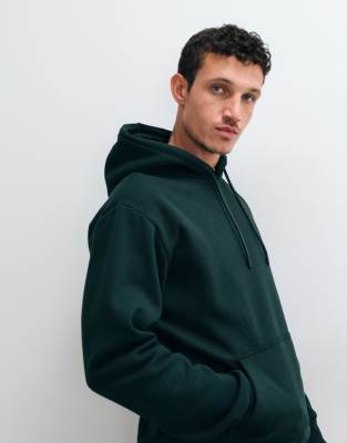Jack & Jones - Herren - Hoodie - Kapuzenpullover - Dunkelgrün - L - Bild 5