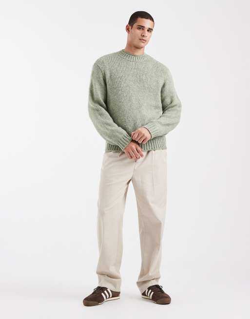 Jack & Jones – Oversize-Pullover in Salbeigrün, 2 von 5