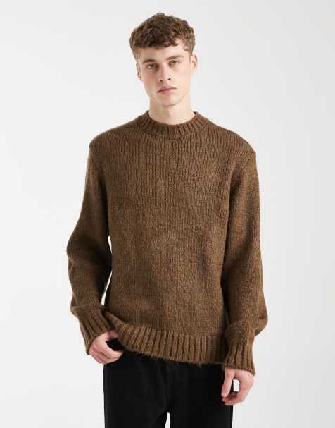 Jack & Jones – Oversize-Pullover in Schokobraun - view 1