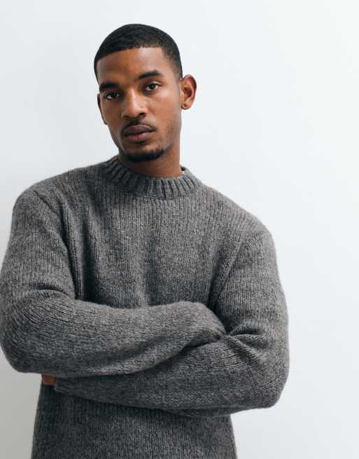 Jack & Jones Oversize-Strickpullover in Grau, 3 von 5