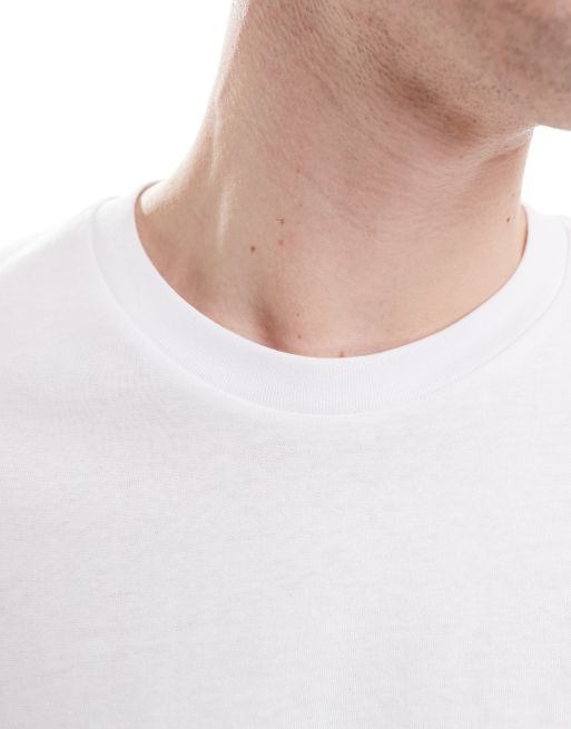 Jack & Jones oversize T-shirt 3 pack in white & black, 3 of 4