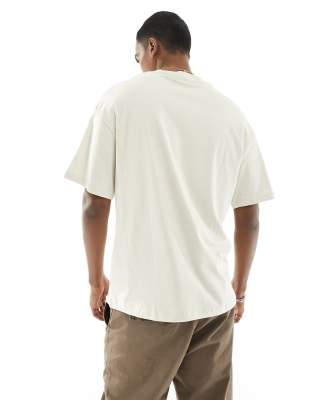 Jack & Jones Oversize T-shirt In Neutral