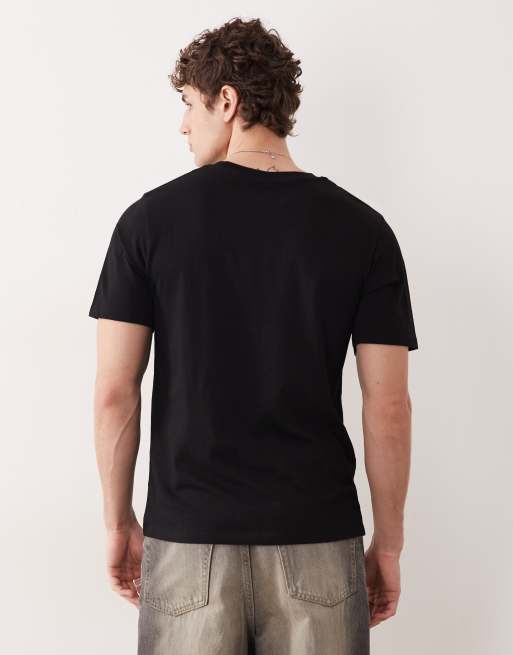 Jack & Jones – Oversize-T-Shirt in Schwarz mit Logo auf der Vorderseite, 5 von 5