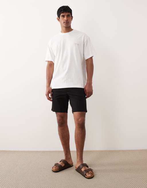 Jack & Jones – Oversize-T-Shirt in Weiß mit Landschaftsprint auf dem Rücken, 2 von 5
