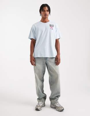 Jack & Jones Oversize T-shirt With Busy Mind Print In White