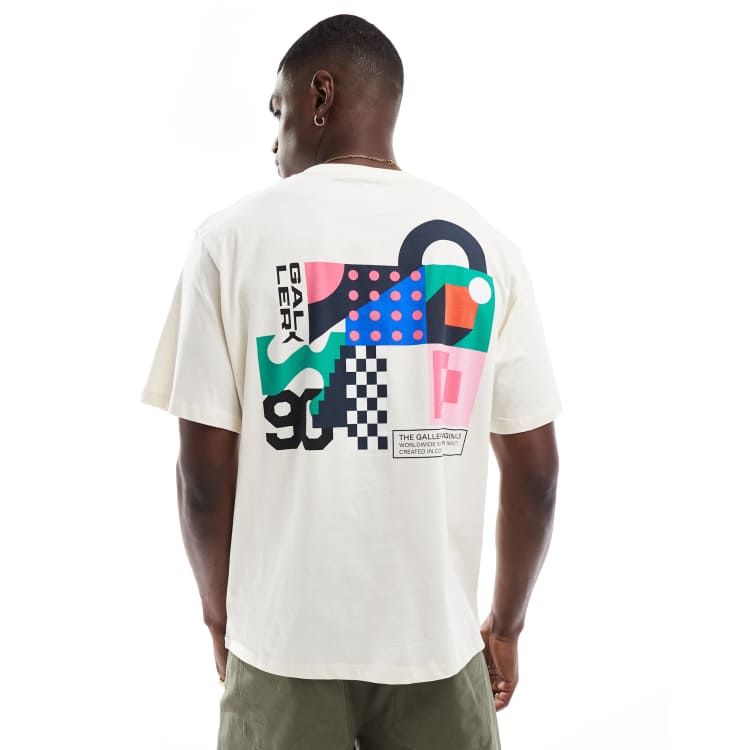 Jack & Jones oversize T-shirt with graphic back print in