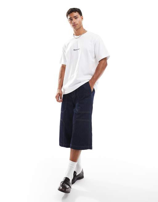 Jack & Jones oversize t-shirt with originals embroidery in white, 3 of 4