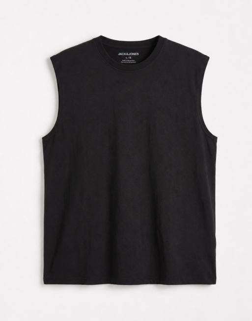 Jack & Jones – Oversize-Trägertop in Schwarz mit kastigem Schnitt, 6 von 9