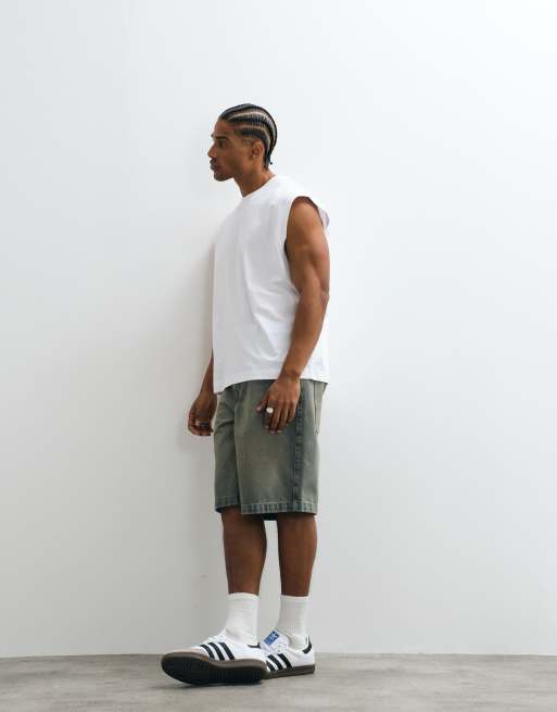 Jack & Jones – Oversize-Trägertop in Weiß mit kastigem Schnitt, 2 von 9