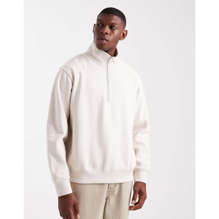 トップス OAMC Noise Sweat M beige RELAXED WASHED-COTTON SWEATSHIRT - BEIGE | COS