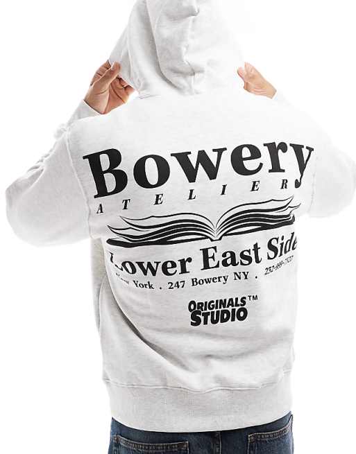 Lower East Side T Shirt - Gym Style Distressed White Print Lower East Side T Shirt - Gym Style Distressed White Print