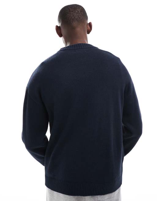 Navy Jack Jones Pullover Best Jack Jones Hoodies Outlet