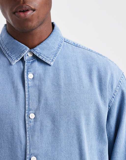 Jack & Jones - Oversized denim overhemd in blauw, 5 van 5
