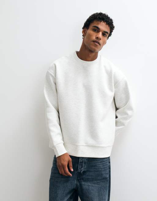 Jack & Jones oversized heavy weight sweatshirt in grey, 2 of 5