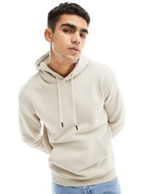 Jack & Jones oversized hoodie in beige-Neutral