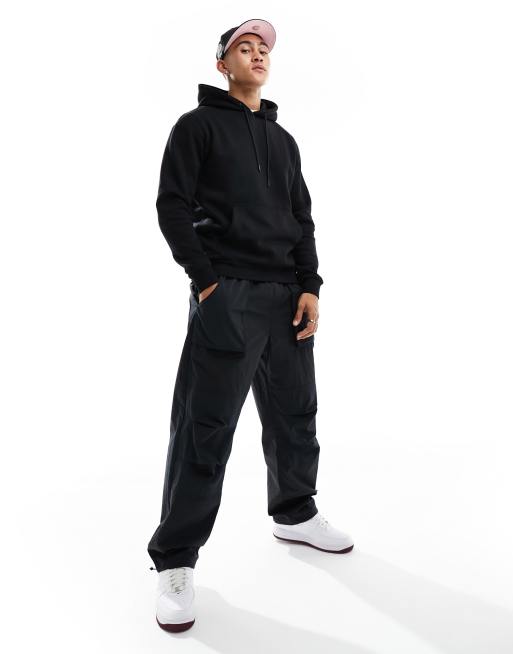 Jack & Jones oversized hoodie in black, 2 of 4