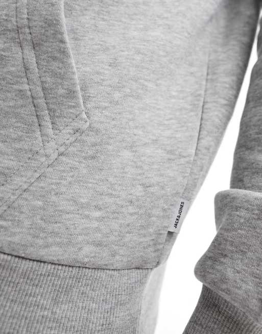 Jack & Jones oversized hoodie in light gray, 3 of 4