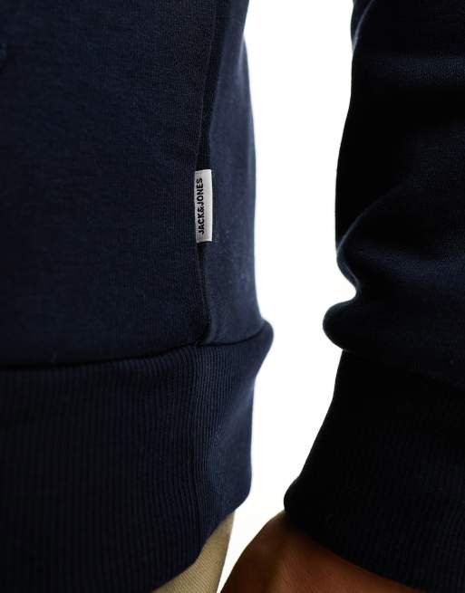Jack & Jones oversized hoodie in navy, 4 of 4