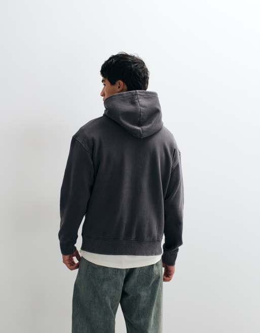 Jack & Jones oversized hoodie in washed gray, 5 of 5