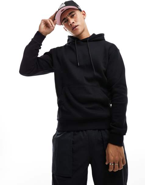 Jack & Jones - Oversized hoodie in zwart - view 1