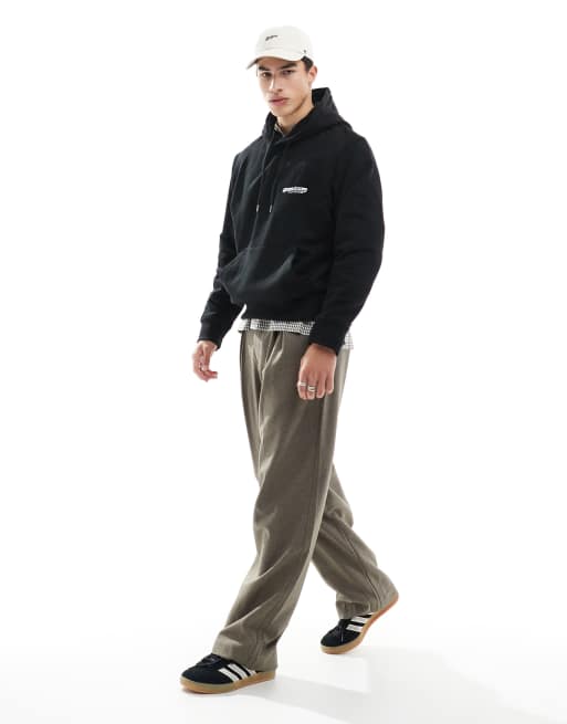 Jack & Jones - Oversized hoodie met tekstprint op de achterkant in zwart, 3 van 4