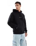 [Jack & Jones] Jack & Jones oversized hoodie with embroidered logo in black S Black
