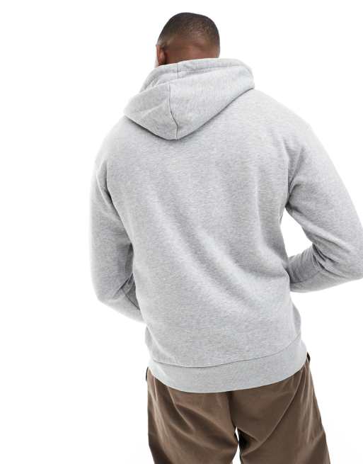 Oversized Hoodie for Men, Grey Marl