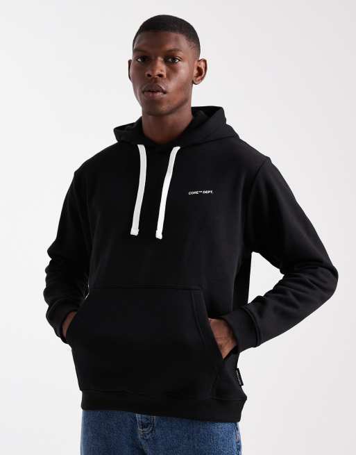Jack & Jones oversized Project Core back print hoodie in black | ASOS