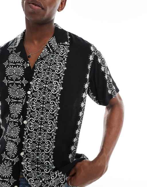 Jack & Jones oversized shirt with stripe print, 3 of 4
