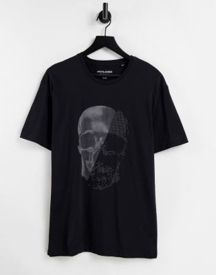 Jack jones discount skull t shirt