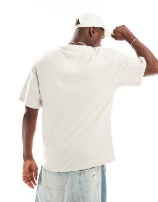 Jack & Jones Oversized Snake Chest Print T-shirt In Neutral
