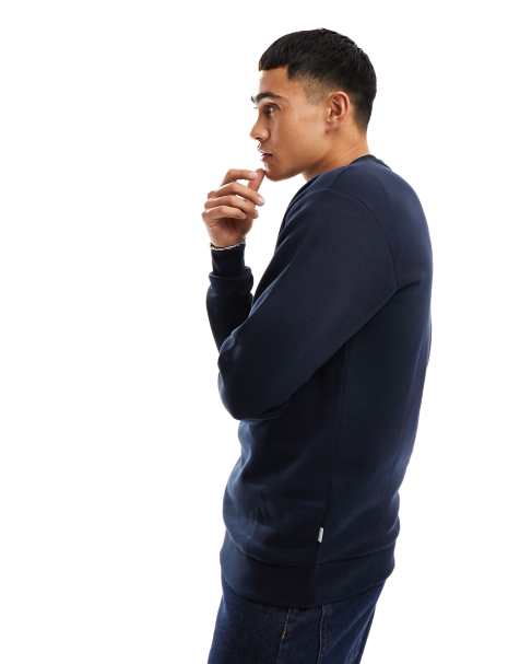 Jack & Jones oversized sweat in navy - view 1