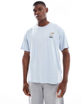 Jack & Jones Oversized T-shirt Explore More Print In White