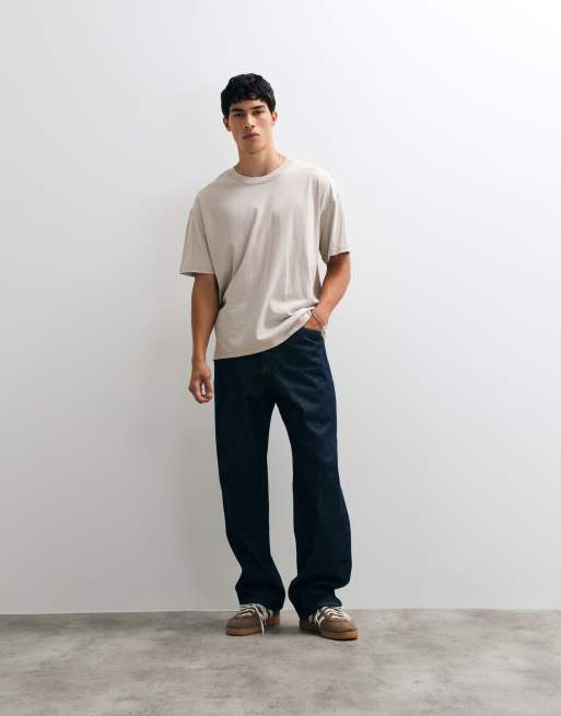 Jack & Jones oversized t-shirt in beige, 2 of 5
