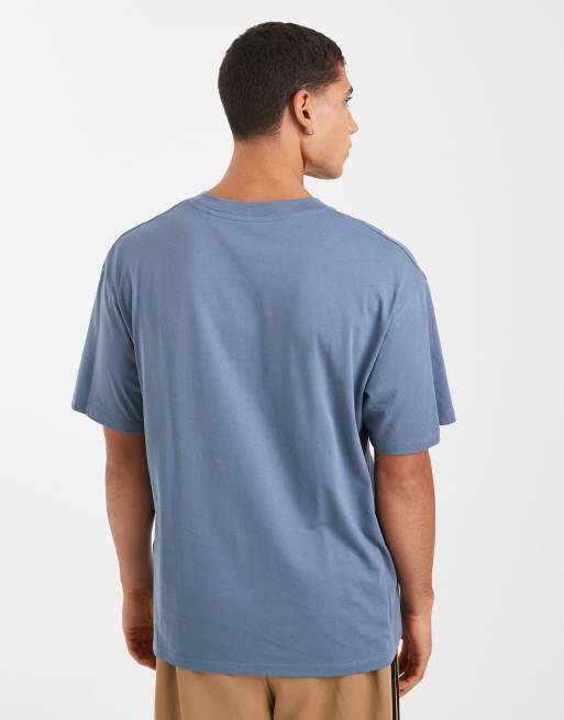 Jack & Jones - Oversized T-shirt in blauw, 3 van 5
