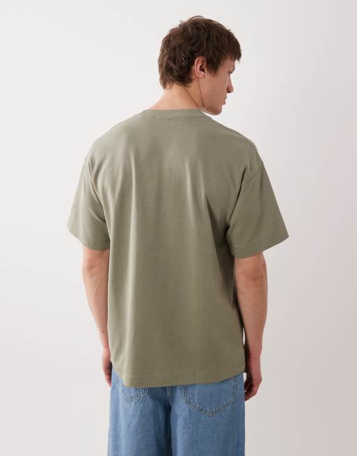 Jack & Jones oversized T-shirt in dark green, 3 of 5