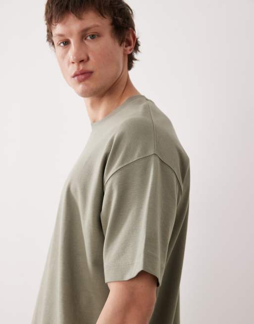 Jack & Jones oversized T-shirt in dark green, 4 of 5