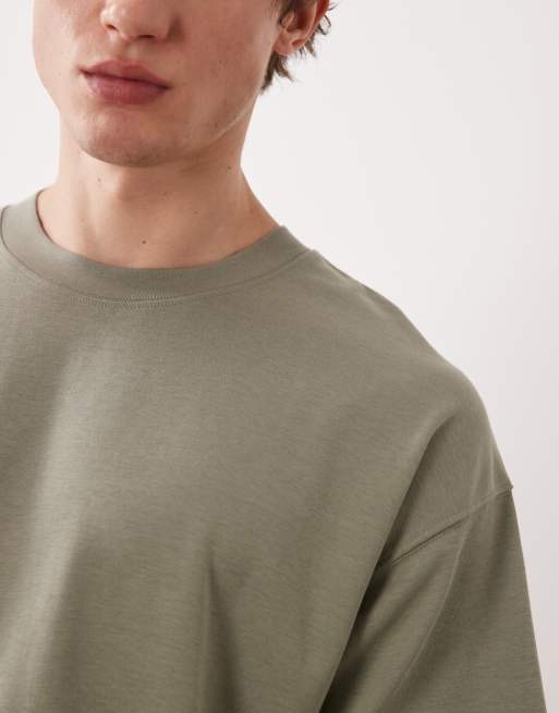 Jack & Jones oversized T-shirt in dark green, 5 of 5
