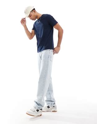 Jack & Jones Oversized T-shirt In Navy
