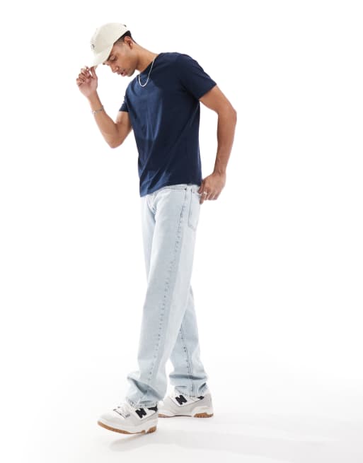 Jack & Jones oversized T-shirt in navy, 2 of 4