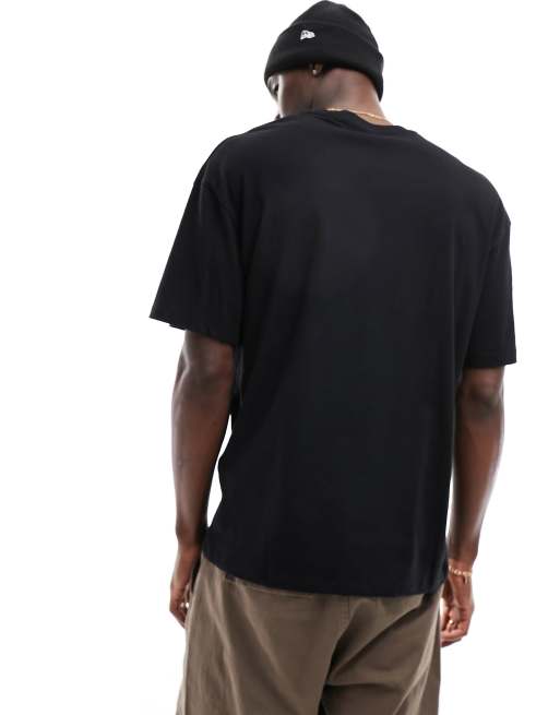 Jack & Jones - Oversized T-shirt met Weekend-print in zwart, 4 van 4