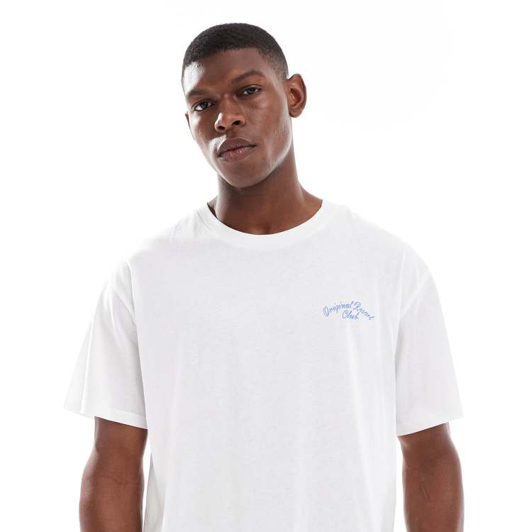 Tシャツ・カットソー DRKSHDW OVERSIZED WHITE T-SHIRT IN COTTON Off-White Jumbo T-Shirt by Rick Owens DRKSHDW on Sale