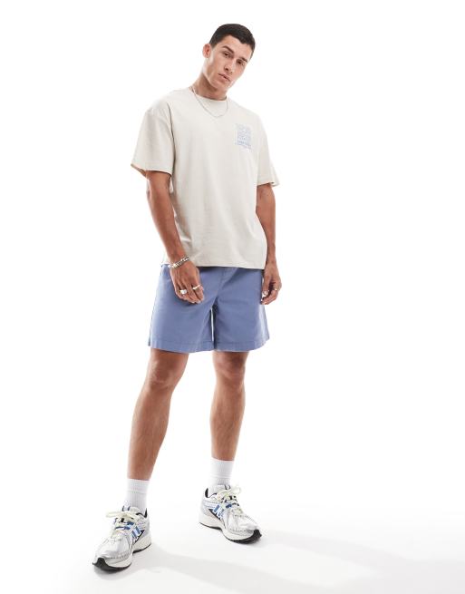 Jack & Jones oversized t-shirt with California backprint in beige , 4 of 4