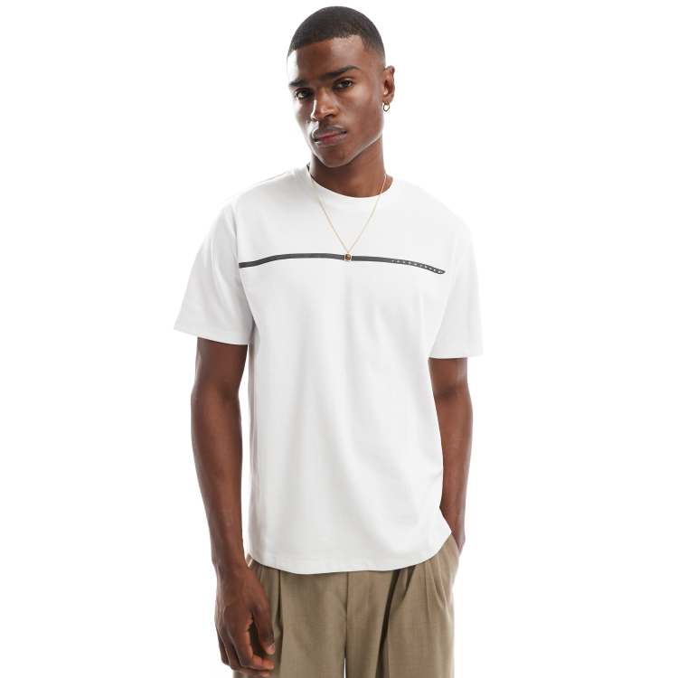 Tシャツ・カットソー SHORT BOXY T-SHIRT WITH LOGO Boxy-Heavyweight-Graphic-