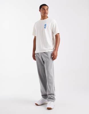 Jack & Jones Oversized T-shirt With Japanese Dragon Print In White